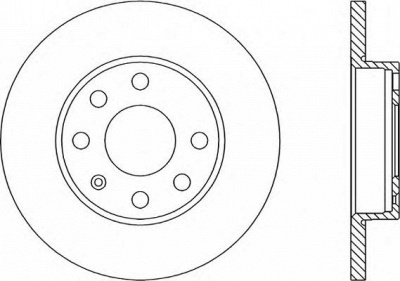 OPEN PARTS bda140310 -  Тормозной диск